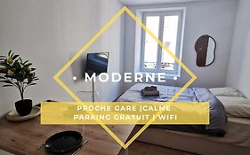 Studio Neuf Et Moderne St-Die - Calme - Wifi - 2 Min Gare - Parking Gratuit Proche